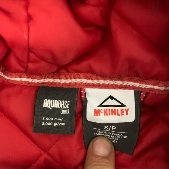 Women McKinley performance waterproof coat Well insulated size Small snow winter - Picture 8 of 13